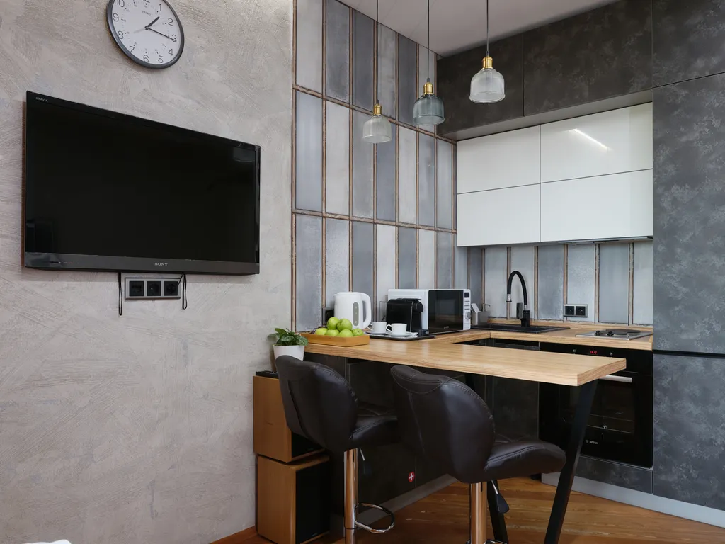 Квартира Квартира Wood&Stone Studio самостоятельный заезд — Иркутск