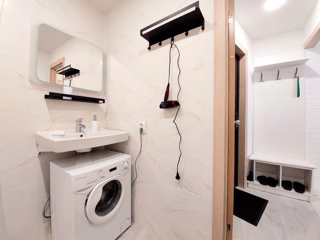 Новая студия с панорамным балконом в Новом городе у парка Прибрежный