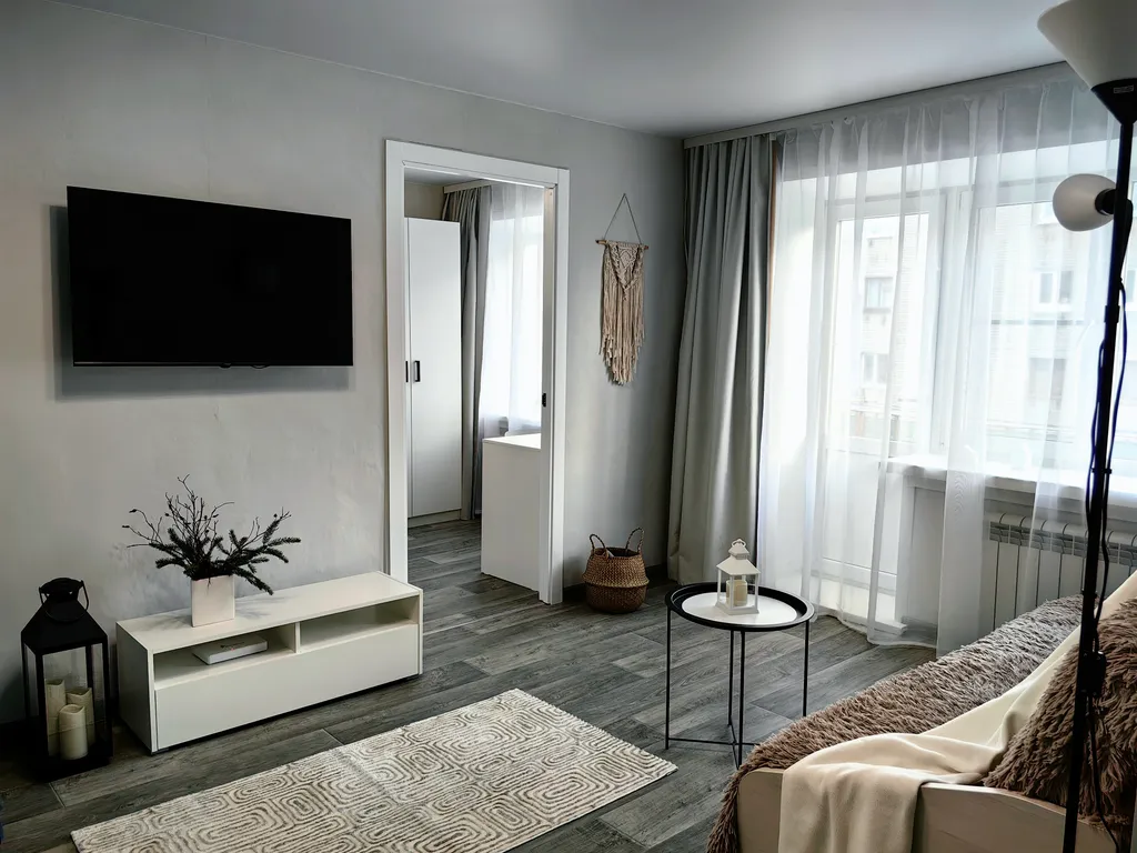 Двухкомнатная квартира в центре рядом с красивой набережной