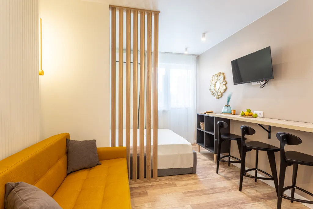 Светлая и яркая студия в ЖК Фрукты