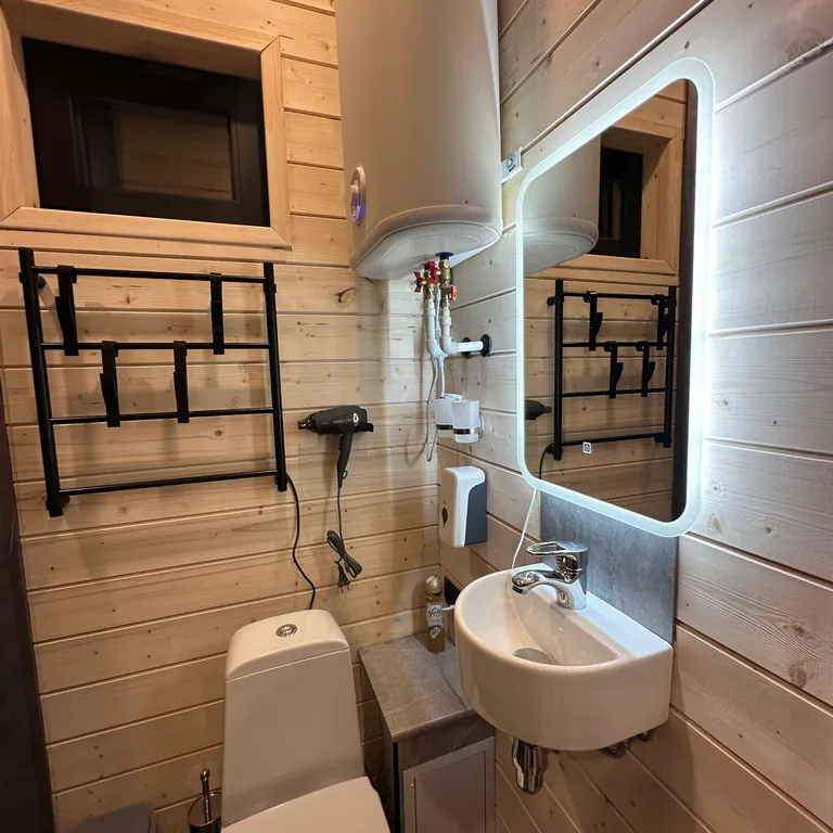 Коттедж Домик с панорамной ванной на озере Вуокса — Беличье