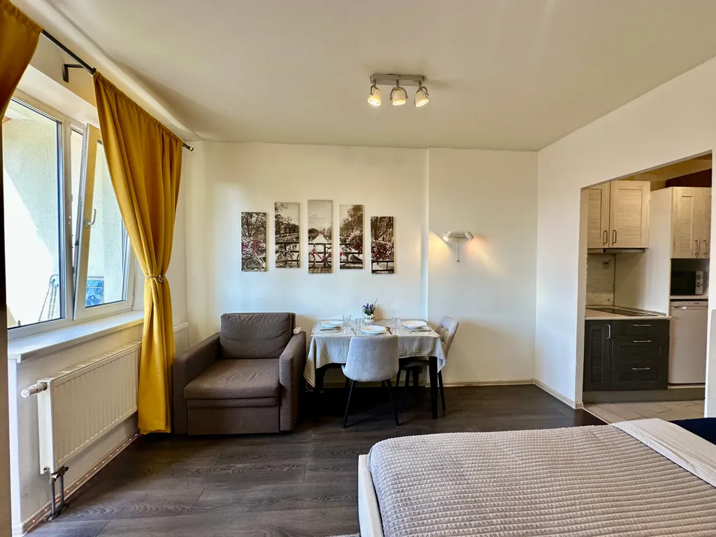 Уютная студия с удобной кроватью