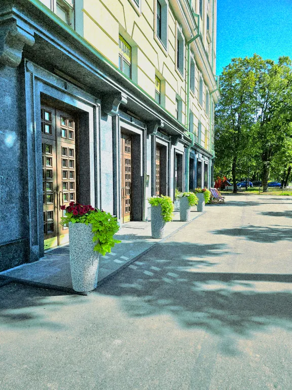 Уютные апартаменты в центре города в парке