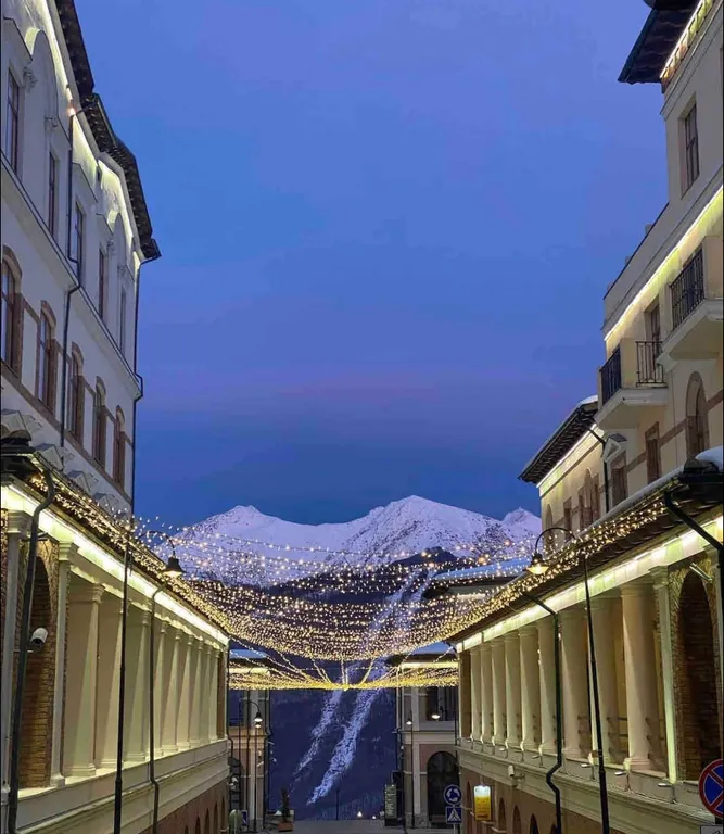 Большие апартаменты с видом на горы