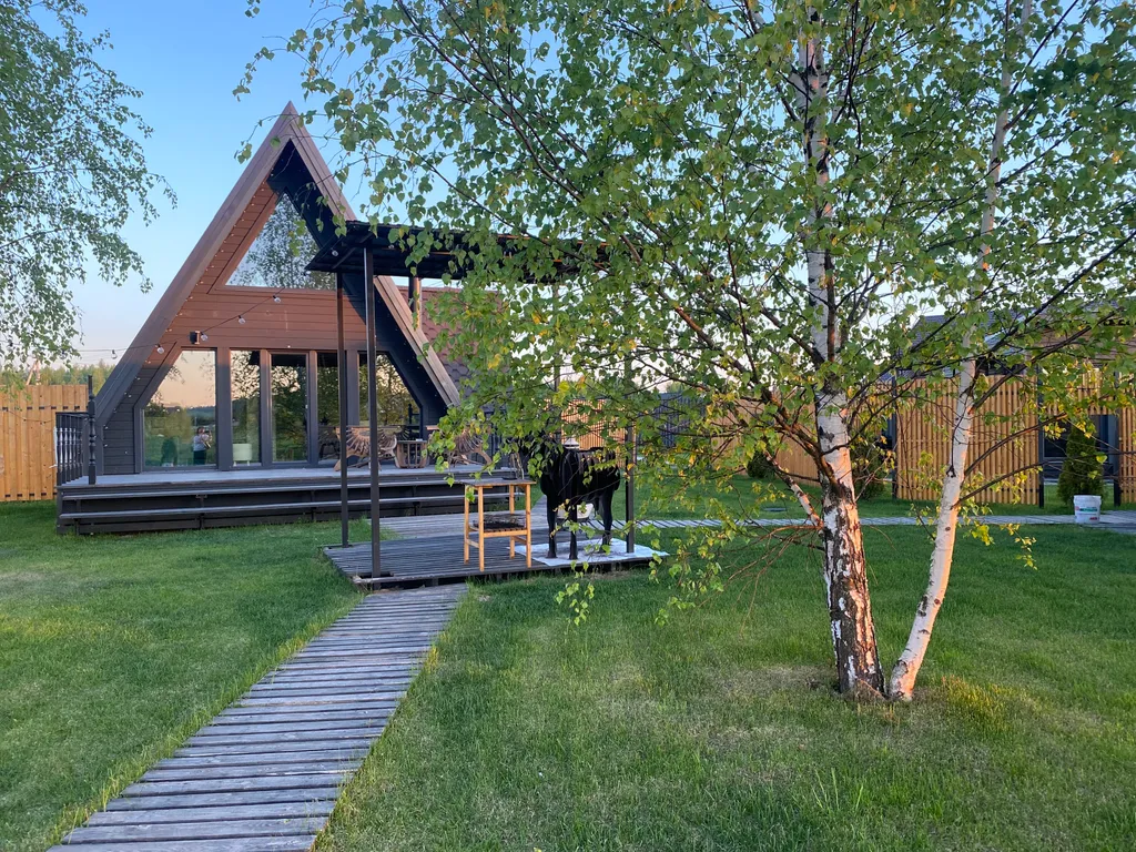 Коттедж Дизайнерский дом luxe A-frame — Дубна