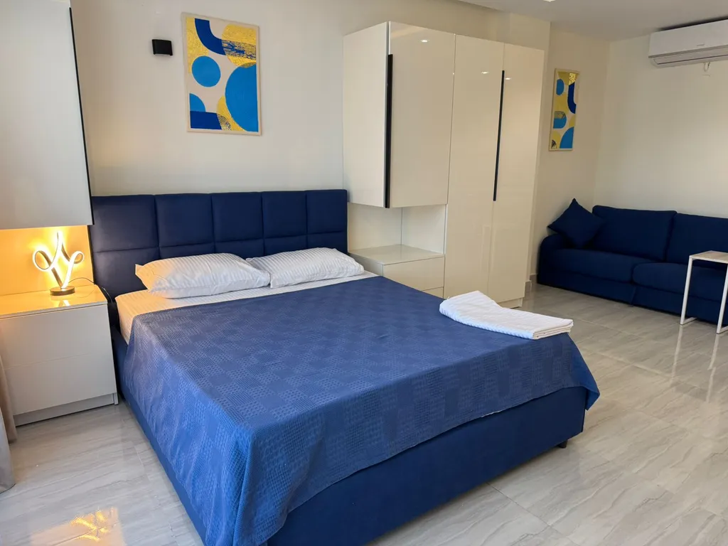 Уютная студия c аквапарком, морем, бассейном и всеми удобствами