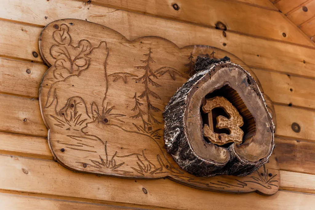 Уютный дом Эльмо с видом на лес, террасой и беседкой