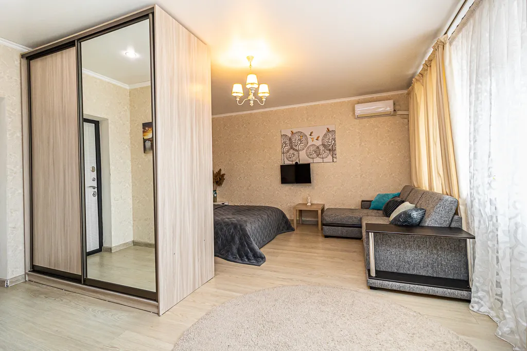 Квартира Квартира Уютная студия в 7 мин от Парка Краснодар — Краснодар