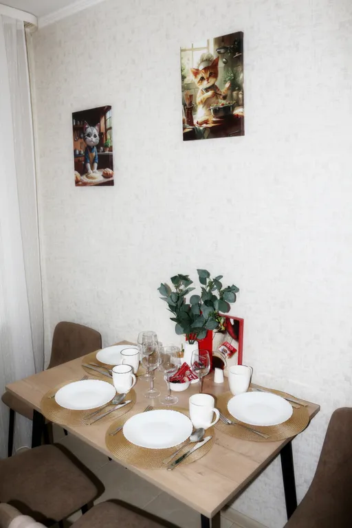 Уютная двухкомнатная квартира в самом центре города