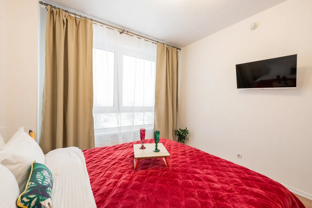 Квартира Квартира Видовая евротрёшка близ метро — Москва