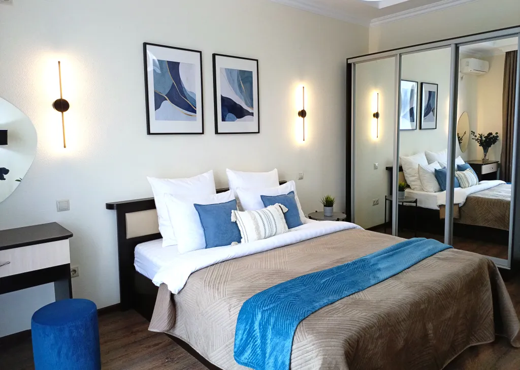 Квартира С видом на море красивая квартира Какао Брауни — Геленджик