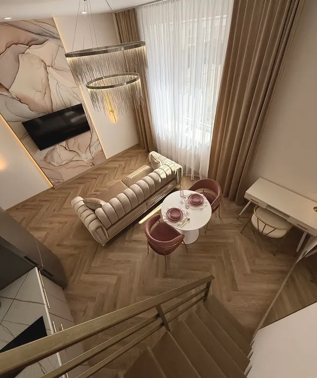 Квартира Квартира Двухуровневая студия KrasLoft в ЖК Преображенский на троих — Красноярск