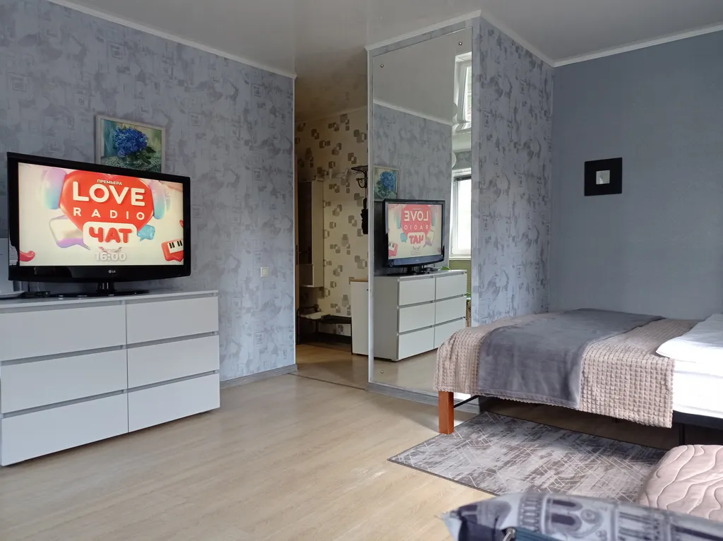 Уютная светлая студия рядом с парком и видом на Likerka Loft