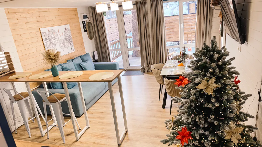 Barnhouse с балконом и видом на горы