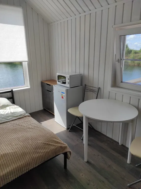 Фиолетовый домик