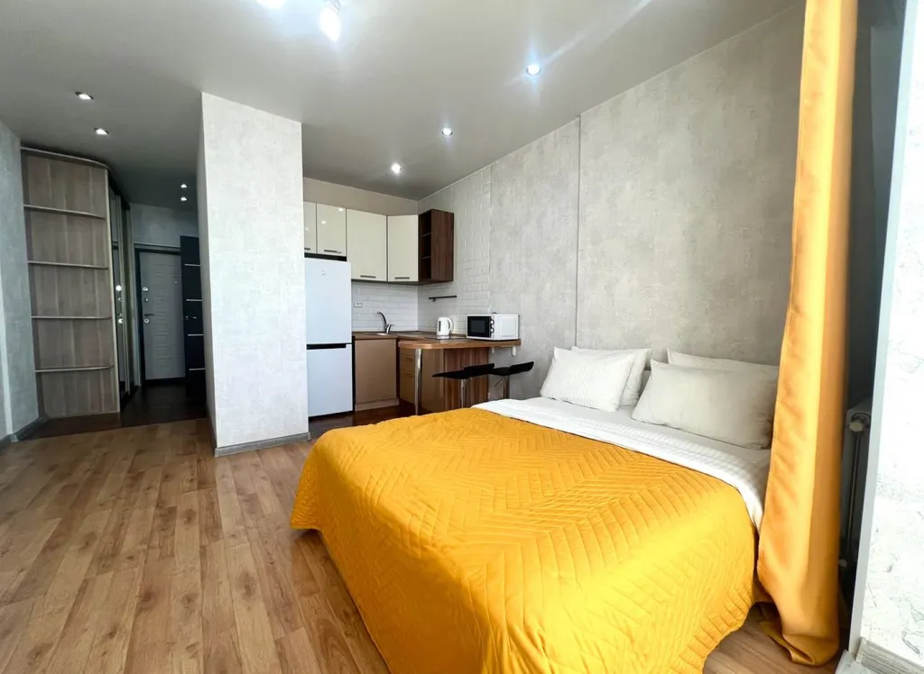 Солнечная студия Апельсин с красивым видом на Амур