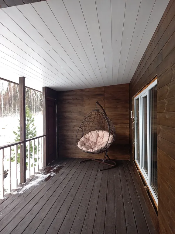 Дом из бруса, прекрасный вид на гору Зеленая