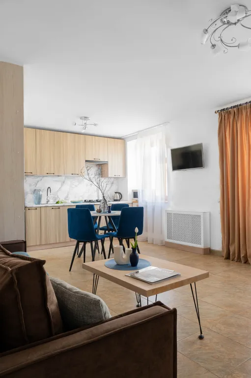 Апартаменты с видом на храм в центре