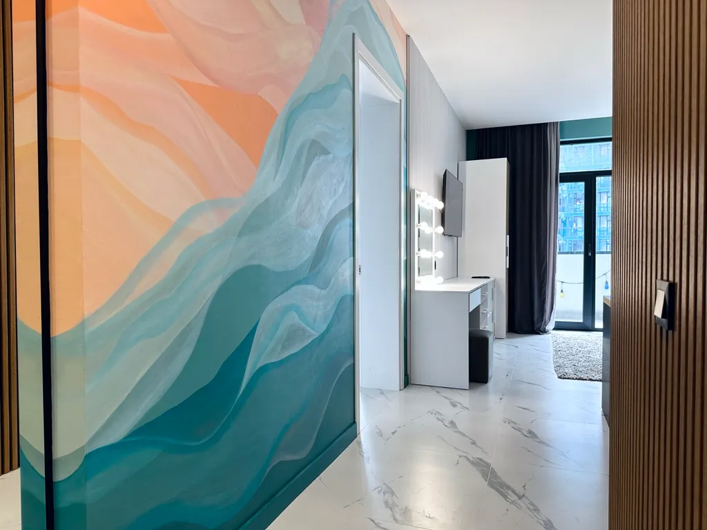 Арт квартира Жираф, 5 минут до моря