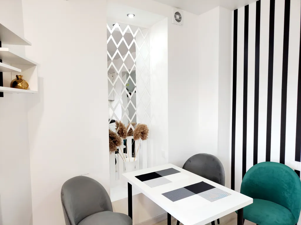 Квартира с видом на город в центре