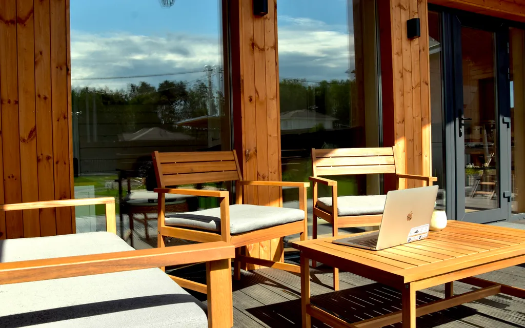 Уютный барнхаус Daсhа Beketovо с панорамными окнами