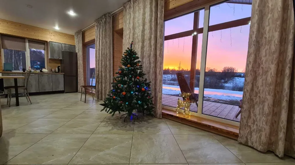 Коттедж Гостевой дом с сауной и купелью, вблизи реки и Ладоги — Видлица