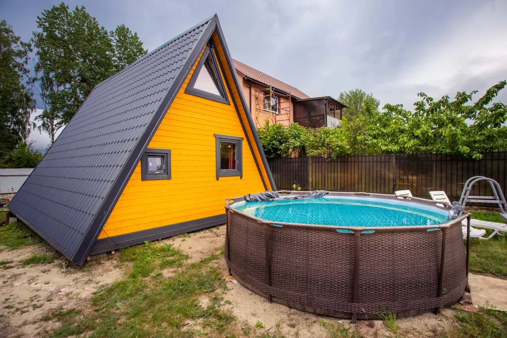 A-frame с видом на Приморскую бухту