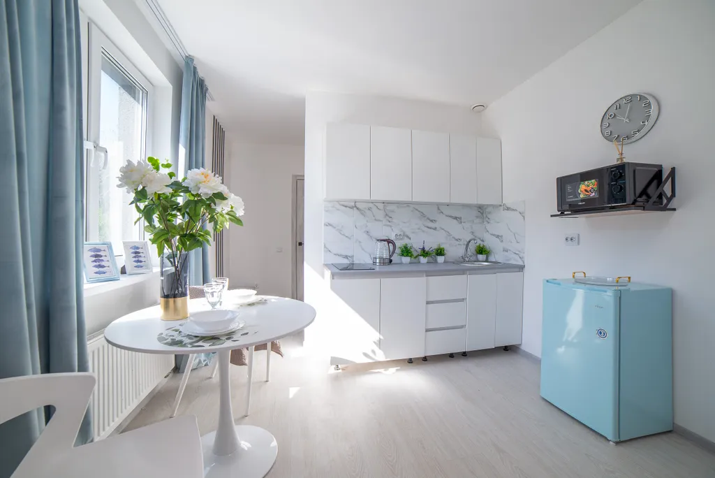 Студия с балконом на Отрадной 1 для двоих гостей