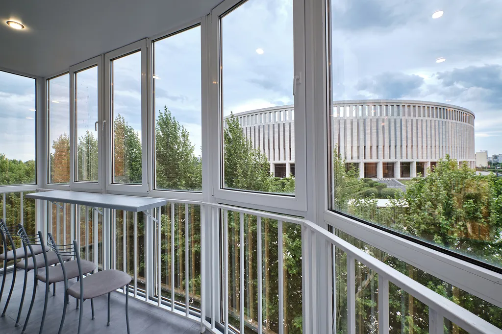 Квартира Квартира Goodtime Apartments c панорамным балконом и видом на стадион Краснодар — Краснодар