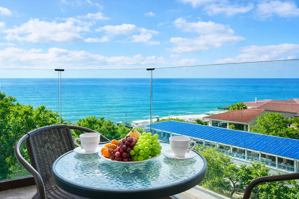 Квартира Премиум с видом на море и балконом — Лазаревское