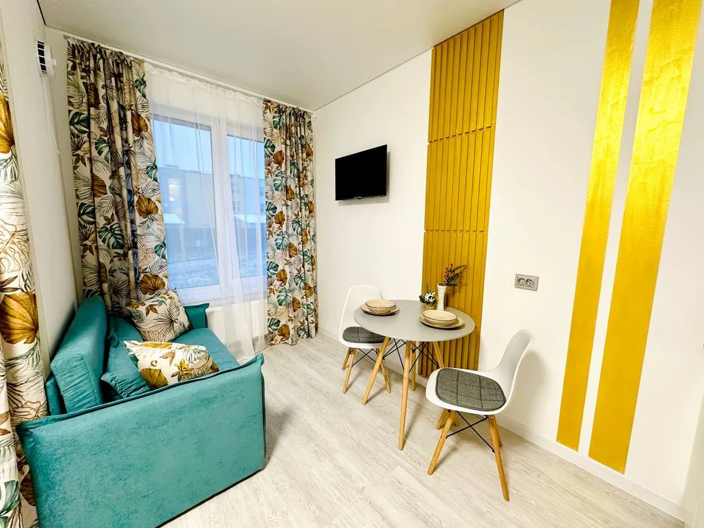 Квартира Новая Уютная квартира - студия в ЖК Univer Sity — Шушары