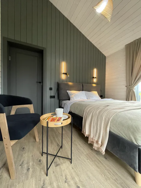 Дом с сауной и купелью в 400 метрах от водохранилища