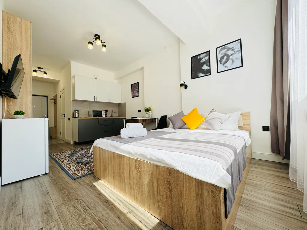 417/1 Grey and Yellow в ЖК Sholpan City