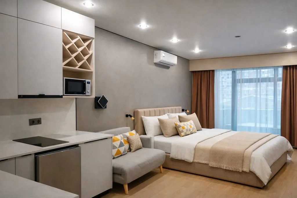 Квартира Комфортная студия — аренда посуточно в Ялта