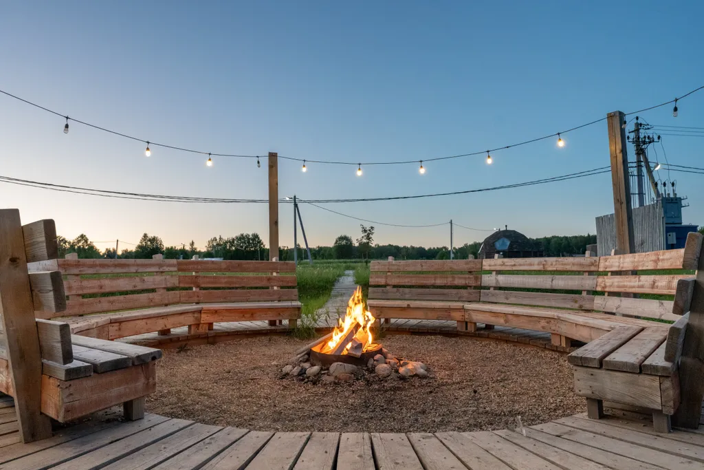 Коттедж Необычный дом Юрта в современном стиле — Можайск