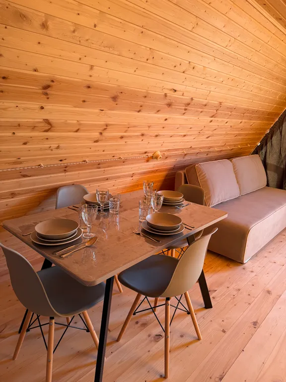 Новый глэмпинг в горах с панорамным видом на олимпийский парк