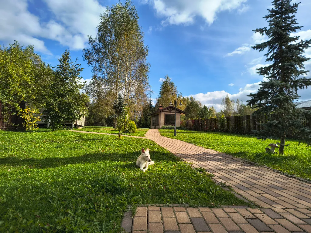 Русская усадьба с баней со швейцарским флёром