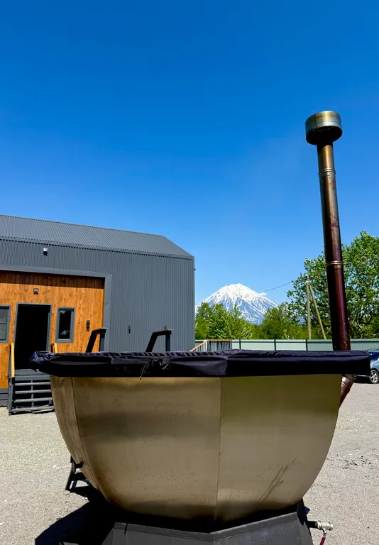 Домик с видом на вулкан