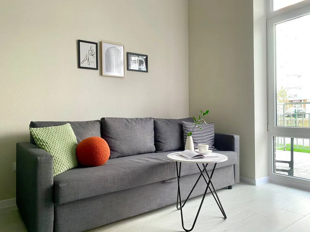 Евродвушка со своей террасой и высокими потолками