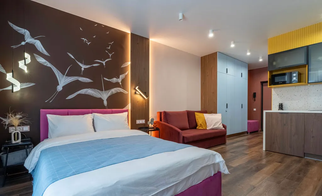 Квартира Квартира Стильная Верхнеозерная студия — Калининград