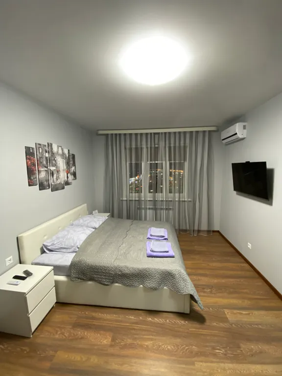 Светлая однушка на высоте с потрясающим видом