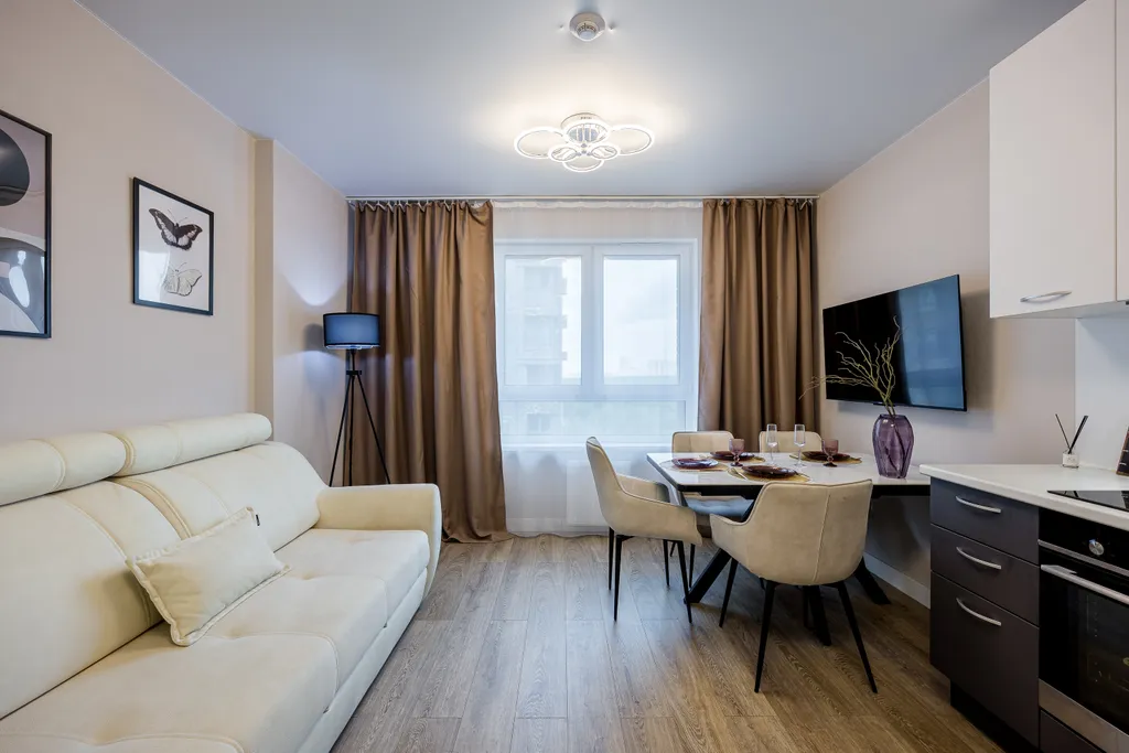 Современная квартира рядом с метро Румянцево