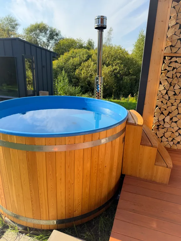 Коттедж с чаном и сауной в черте города