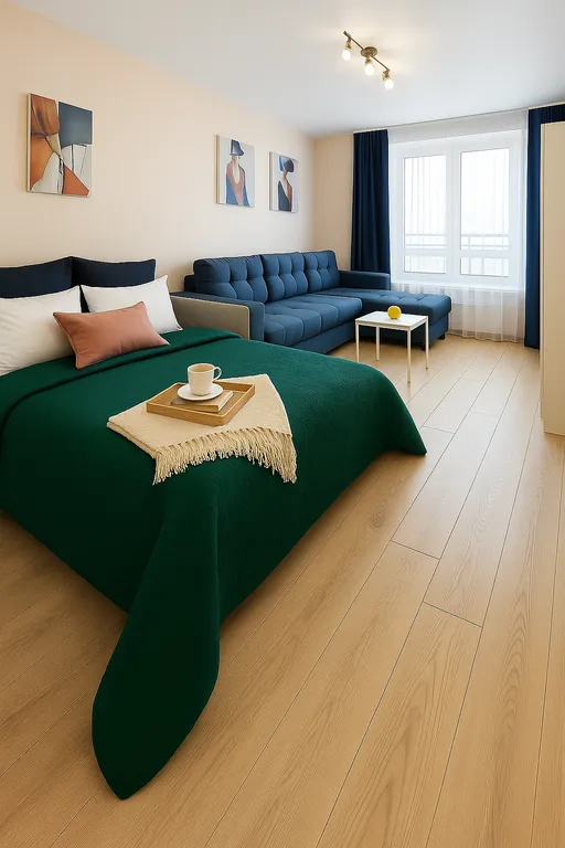 Квартира Стильная квартира в современном ЖК с шикарным видом 16эт — Самара