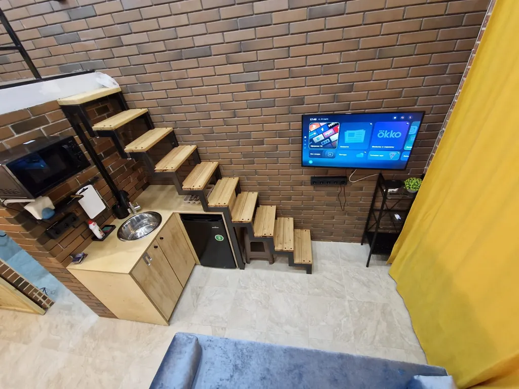 Квартира с новым ремонтом в стиле лофт