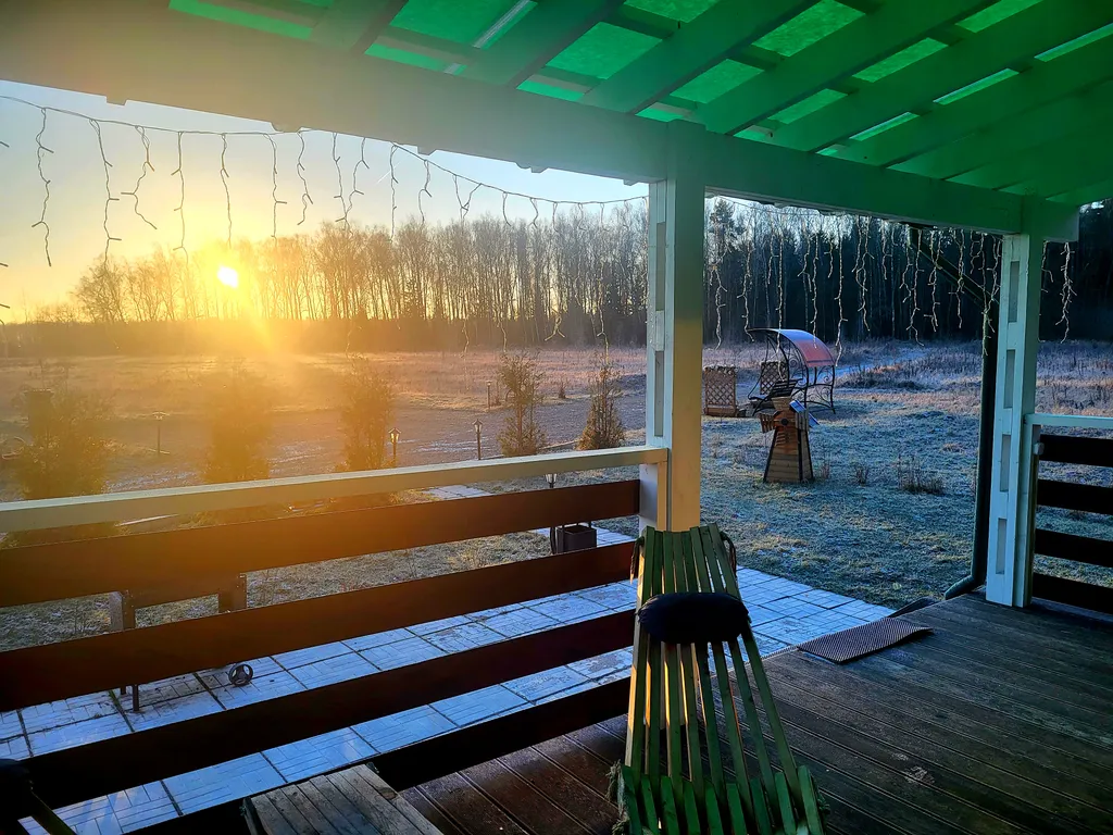 Дизайнерский домик на семейной экоферме в Немцово