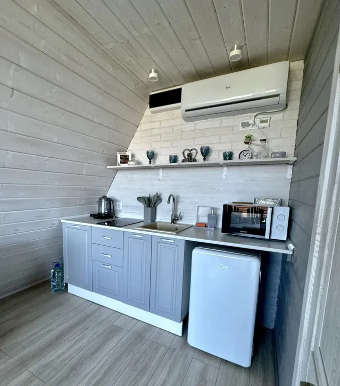 Aframe Lux white, дом на берегу Рыбинского водохранилища