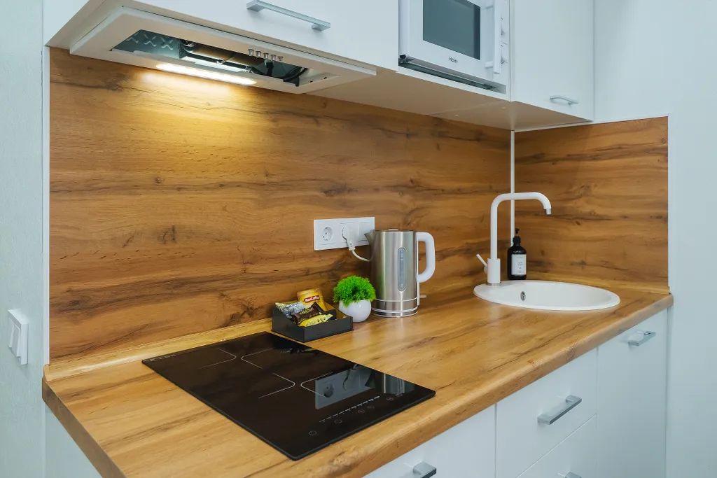 Уютная студия в жилом комплексе бизнес-класса, в Дагомысе