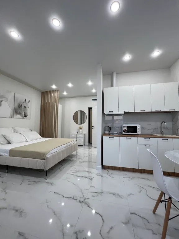 Квартира Квартира Уютная студия с балконом — Сириус