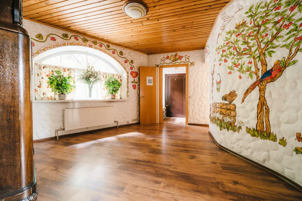 Дом в лесу в русском стиле